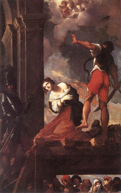CARRACCI, Lodovico The Martyrdom of St Margaret fg Spain oil painting art
